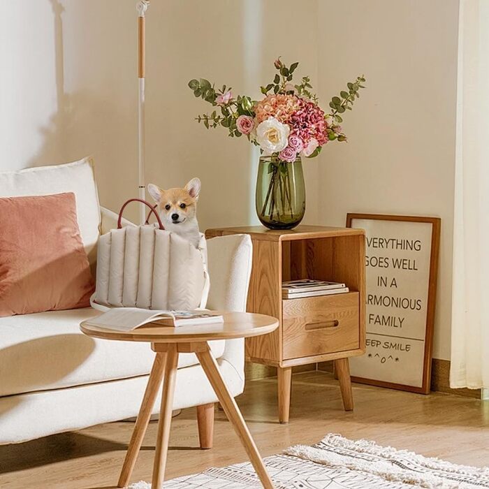 Автомобільний лежак для собак у багажник, 55x42x42 см, світло-хакі