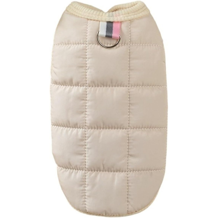 Теплий та вітрозахисний одяг для цуценят на зиму (БЕЖЕВИЙ, XS(старий))