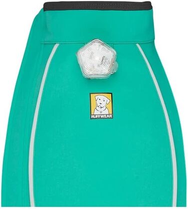 RUFFWEAR Cloud Chaser Jacket - тепла та водонепроникна куртка для собак з рукавами (Aurora Teal, M)