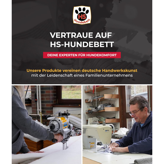 Килимок для собак HS-Hundebett® з підкладкою Cord, XS (45x65 см) – Нековзна підкладка – М'яка ковдра для собак – Затишне місце для відпочинку – Антрацитовий колір, Виготовлено в Німеччині, 45x65 см