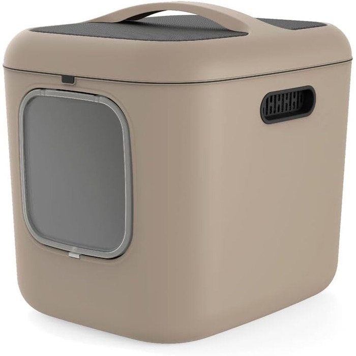 Ротто Біала XL - туалет для котів, бежевий, з пластику