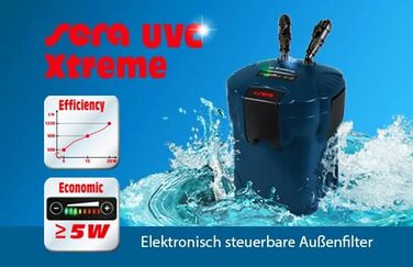 Зовнішній фільтр для акваріуму sera UVC-Xtreme 1200, електронне керування, для акваріумів до 1200 л