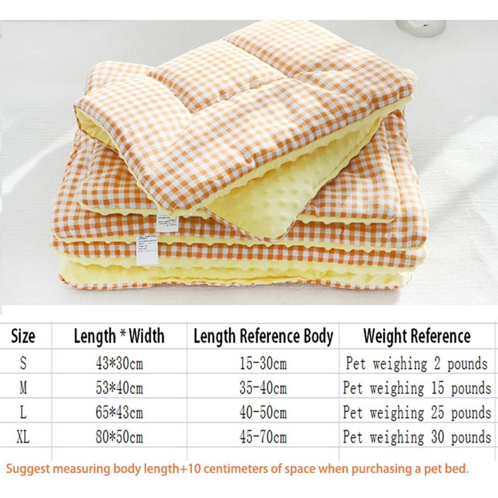 М'який лежак для собак та котів, теплий килимок, 2 шт. (M, 53x40 см, Кофе)