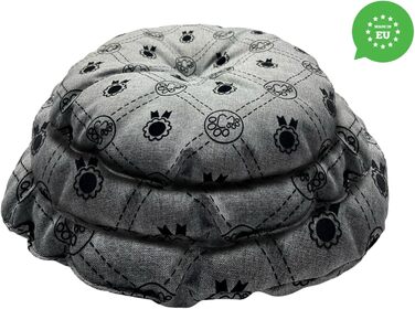 М'який лежак для собак та котів, круглий, діаметр 60 см, коричневий колір. Лежанка для собак, котячий лежак, килимок для котів, матрац для собак або котів. Можливість прання. Ідеально підходить для переносних кліток або лежанок для тварин. Діаметр 60 см (