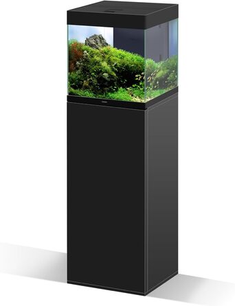 Тумба для акваріума CIANO Emotions Pro 40, чорна, 95x40x40 см, дерев'яна, з дверцятами та полицею для зберігання, меблі для акваріума з Португалії