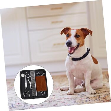 Ножиці для стрижки собак INOOMP з нержавіючої сталі, тример для грумінгу домашніх тварин, професійний інструмент для догляду за шерстю