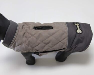 Водонепроникний теплий жилет для цуценят та маленьких собак, бавовна, сірий, XS (1 шт.)
