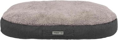 Ортопедична подушка для собак TRIXIE 'Vital Kissen Bendson', овальна, 120 × 85 см, темно-сірий/світло-сірий