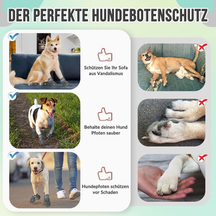 Чоботи для собак, захист подушечок лап, 2 шт., дихаючі, з неслизькою підошвою та світловідбиваючим кріпленням, для маленьких, середніх та великих собак, для спорту на відкритому повітрі (Чорний, розмір 8) A1-Чорний-дихаючий (2 шт.) (#2: Ширина 4.1-4.6 см,