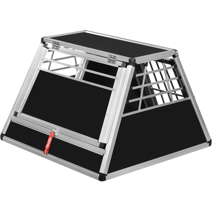 Транспортний бокс для собак Transportbox N73 з алюмінію, 92x93x63 см, з перегородкою та аварійним виходом
