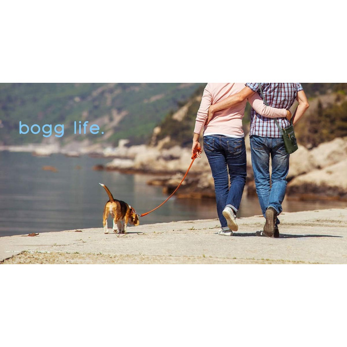 BOGG Універсальна сумка на плече для собак | Диспенсер для пакетів та контейнер для відходів (Сірий)