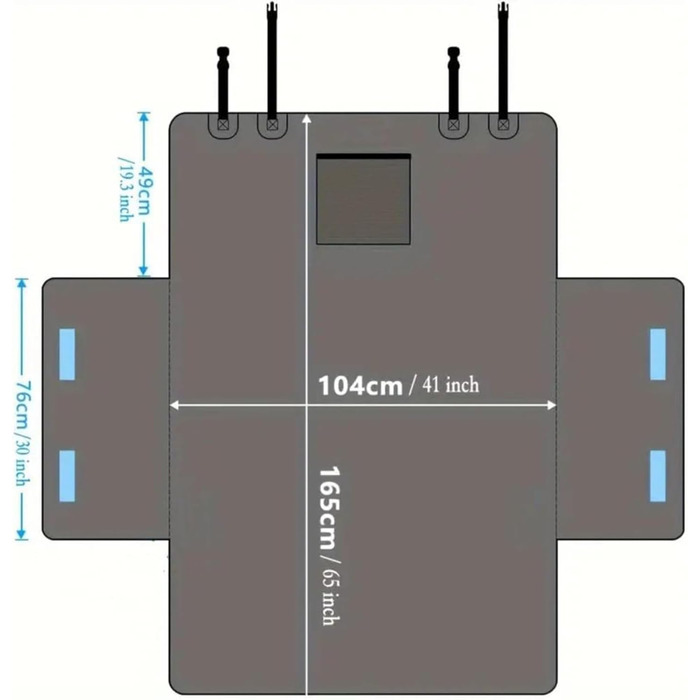 Захист для багажника авто для VW Caddy 4 IV Kombi 2015-2020: водонепроникний, збоку захищений, легко чиститься, стійкий до подряпин