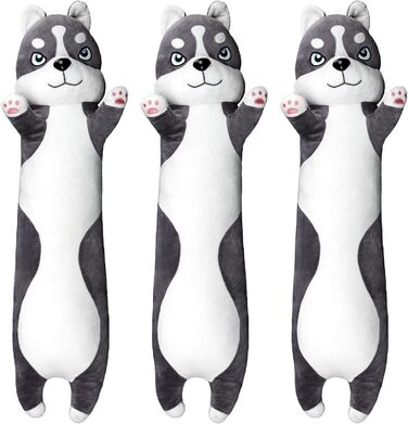 М'яка іграшка-подушка Хаскі, 80 см: плюшевий пес, подушка для сну, іграшка для дитини, декор кімнати