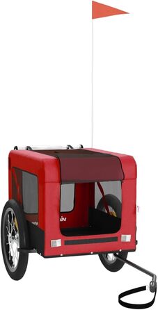 Причіп для велосипеда Gecheer: вантажний, для собак, червоний, 63x123x66 см