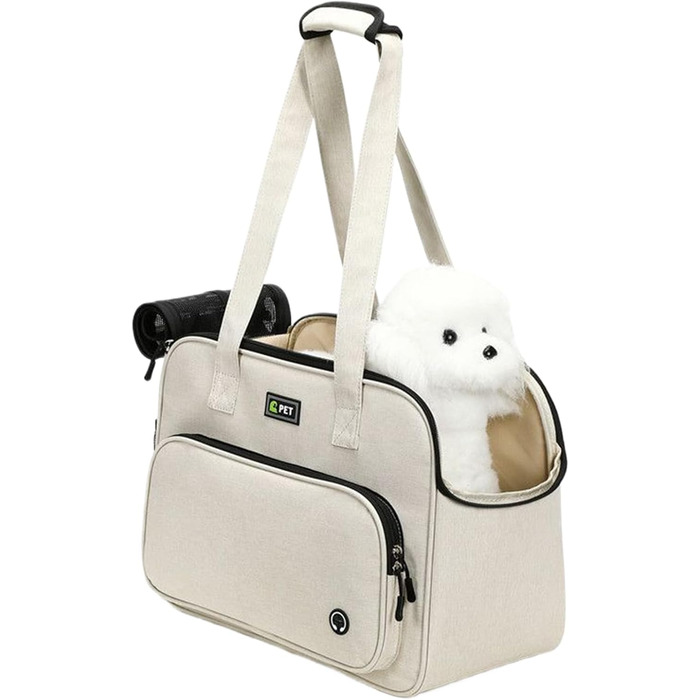 Дихаюча переноска для собак та котів, легка сітчаста переноска з ремінцем для подорожей, до ветеринара, на прогулянку