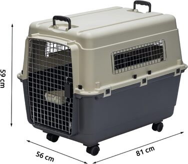 Транспортна переноска для котів Karlie Nomad L (81x56x59 см), фронтальний завантаження