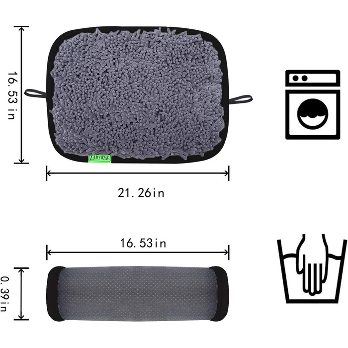 Килимок для собак з інтерактивними іграшками, для розвитку інтелекту, чорний, 43x53 см