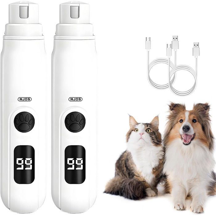 Електричний точило для кігтів собак, 2025 року, 3-х швидкості, тихе точило для собак, котів та інших тварин