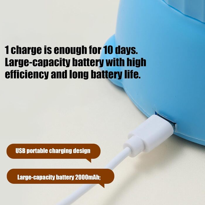 Автоматичний очищувач лап для собак з USB-зарядкою: розумний пристрій для собак середніх та великих порід, цуценят та кошенят, для дому (зелений/блакитний)