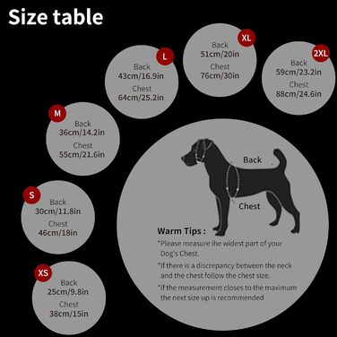 Зимовий одяг для собак, тепла куртка з нагрудником, вітронепроникна жилетка з підкладкою з флісу для маленьких собак (Чорний, M)