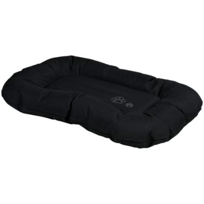 Килимок для собак TRIXIE Nordic Föhr, 120x90 см, темно-сірий – м'яке ліжко з бортиком для великих собак, з ручкою, можна прати, 37462