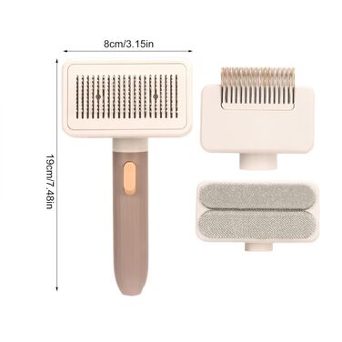 Бурштук для догляду за шерстю котів та собак, багатофункціональна щітка для вичісування, багаторазове аксесуар для розплутування, інструмент для чищення домашніх тварин