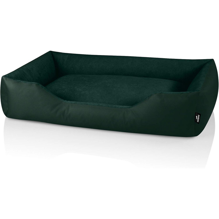 Лежак для собак BedDog Zara XXXL, знімний і праний чохол, подушка та корзина для великих собак