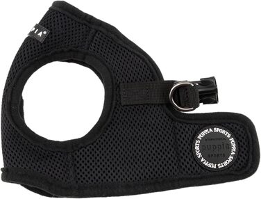 Нагрудник для собак Puppia, чорний, X-Large (XL) - м'яка жилетка, для малих та середніх собак, також для цуценят, анти-тягучий