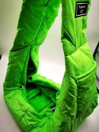 Сумка-переноска для собак та котів CYBERNOVA, 1-7 кг, тепла та вітронепроникна, з кишенею, для зими