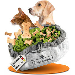 Schnüffelteppich для собак DOGPARENTS® – килимок для пошуку та розваг, міцний, зелений