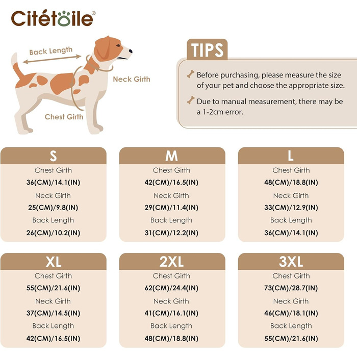 Теплий зимовий пуловер для собак великих порід, пухнастий флісовий светр з високим коміром, Khaki, розмір M