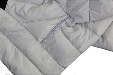 Теплий водонепроникний комбінезон для собак Off White XL, зимова куртка з 4-ма штанинами, вітрозахисна, з відбивачами, для малих, середніх і великих порід