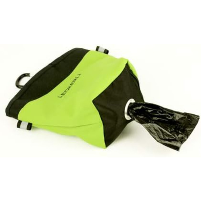 Сумка для корму та ласощів для собак з магнітним закриттям та відділенням для відходів, рожева версія