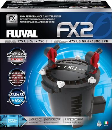Зовнішній фільтр FLUVAL FX2 для акваріумів до 750 л, високопродуктивний