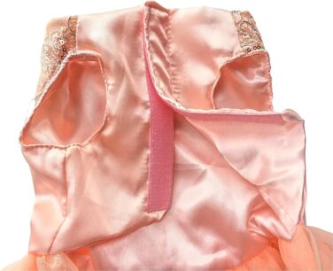 Сукня для домашнього улюбленця на весілля з квітковим візерунком, вишита, розмір L, рожева