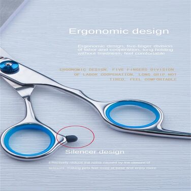 Набір професійних ножиць для собак, 5 в 1, з нержавіючої сталі, для грумінгу собак, котів та інших домашніх тварин. Включає: ножиці для фінішу, 2 вигнуті, 1 пряма, гребінець для грумінгу. Для догляду за всім тілом, обличчям, носом та вухами.