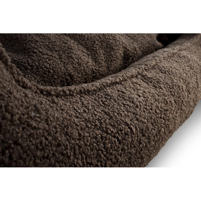 Ліжко для собак Gutekissen® Bear - середні породи, коричневе, з подушкою, миється, XL (80x70)