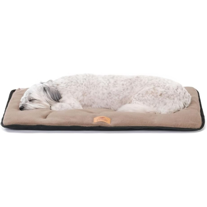 Килимок для собак Ferplast - м'яке ліжко-софа для середніх собак, чорний (57 x 38 x 3,5 см)