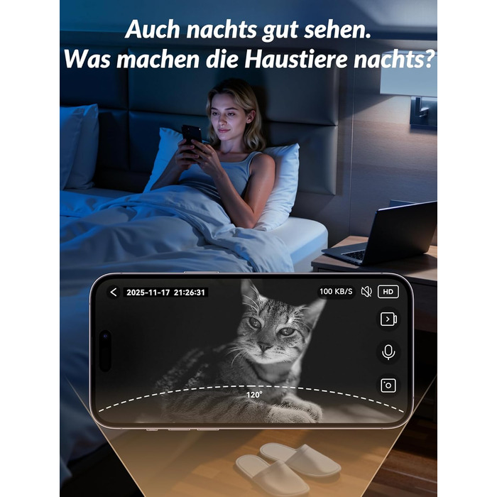 Автомат годування котів з камерою, розумний автомат для котів, 5л, 1–6 прийомів їжі для котів та тварин середніх розмірів з відео