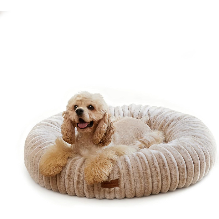 Ортопедичне ліжко для собак та котів FUKUMARU, 76x76x18 см, знімний чохол, сучасний дизайн з градієнтом