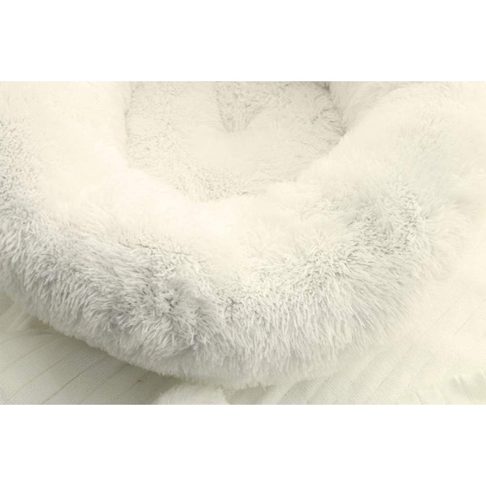 Кругла лежанка для собак та котів Snug Comfort, гніздова, самонагріваюча, з м'яким подушкою, для кращого сну