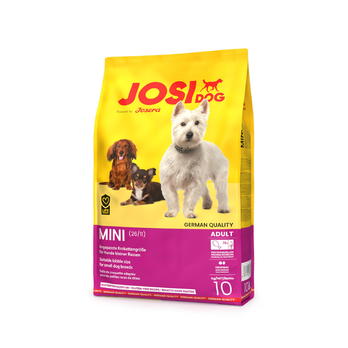 Сухий корм для собак малих порід JosiDog Mini Adult з птицею, 10 кг