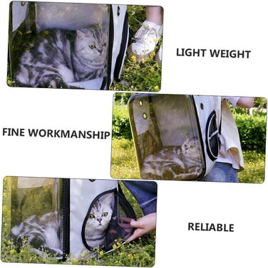 Транспортувальна сумка для собак та котів BESPORTBLE - дихаюча та легка, для маленьких тварин, для прогулянок на вулиці