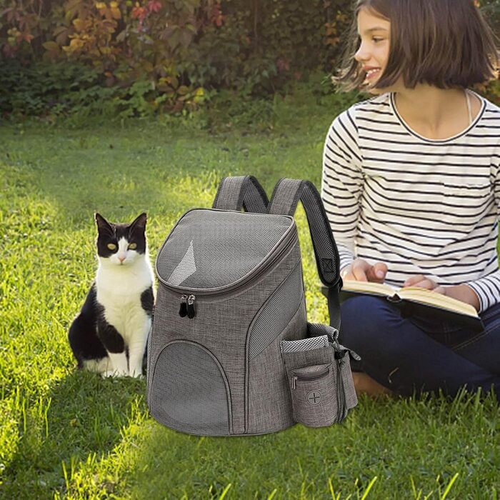 Рюкзак для тварин Faltbar, 360° огляд, для собак, котів, кроликів, 32x30x25 см
