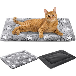 Намалу 2 шт. Деки для собак, подушки для собак, миється, ліжко для собак з двосторонньою подушкою, зірковий принт, килимок для собак, м'який, прохолодний та теплий, ліжко для котів, ковдра для домашніх тварин для маленьких, середніх та великих собак