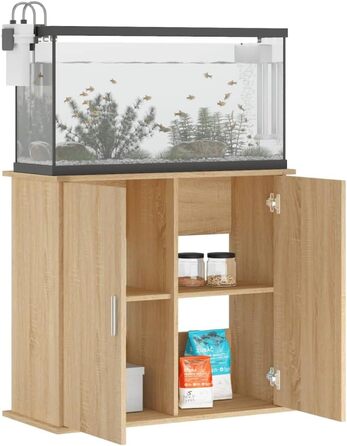 Тумба для акваріума з ДСП Sonoma Oak 81x36x73 см, стіл-підставка для акваріума