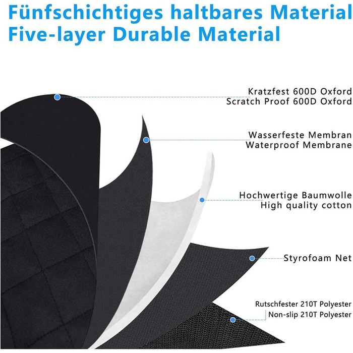 Захист для багажника автомобіля для собак, Citroen C3 Aircross, неслизький, зносостійкий, складаний