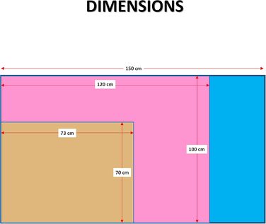 М'яка тепла флісова ковдра з відбитками лап для котів, цуценят та собак, пральна, для подорожей (Бежева, 70 x 73 см, 1 шт.)