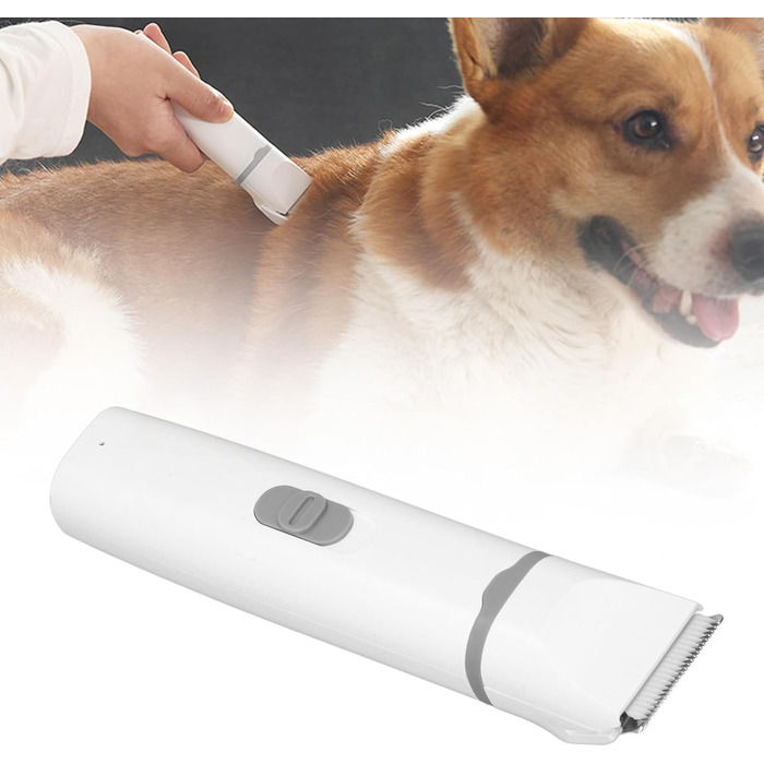 Триммер для собак та котів Fafeicy: безшумний, акумуляторний набір для грумінгу, вологостійкий ABS-пластик