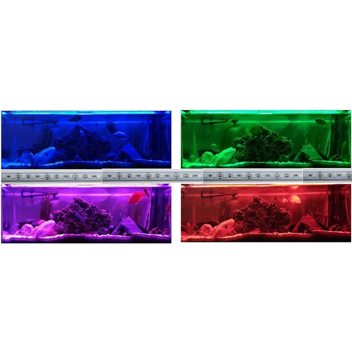 Декоративне RGB-освітлення для акваріума, 2 x 30 см